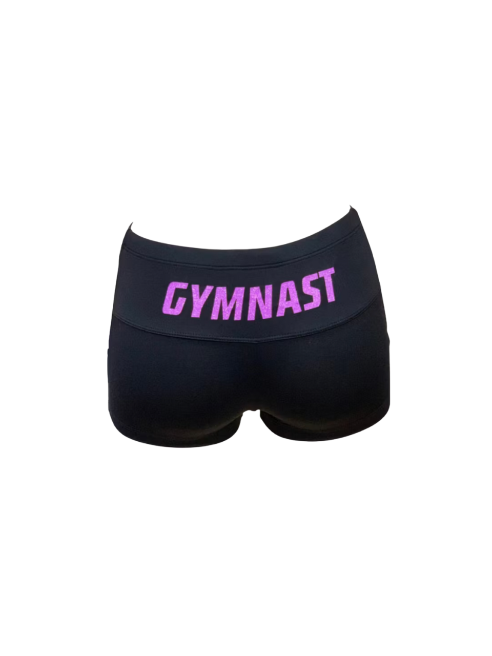 gymnast lilla Turnshorts glitter lilla
