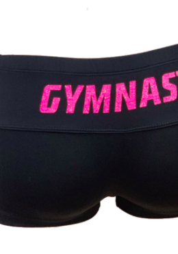 Gymnast Shorts Glitter Rosa